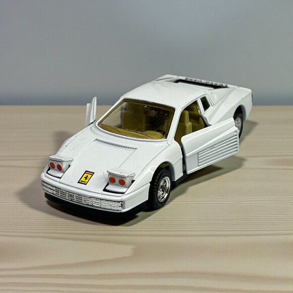 MC Toys Other - 1980s MC Toys Ferrari Testarossa Diecast Model Car 1:36 Scale